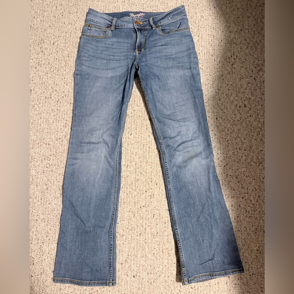 Wrangler Light Blue Denim Jeans 7/8